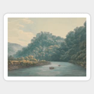 Goodrich Castle on the Wye by Thomas Hearne Sticker